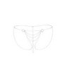 Body Chain Culotte The Magnifique Collection Bijoux Indiscrets Srebrni