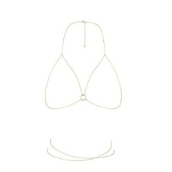 Ķermeņa ķēdīte Krūšturis The Magnifique Collection Bijoux Indiscrets Zelta