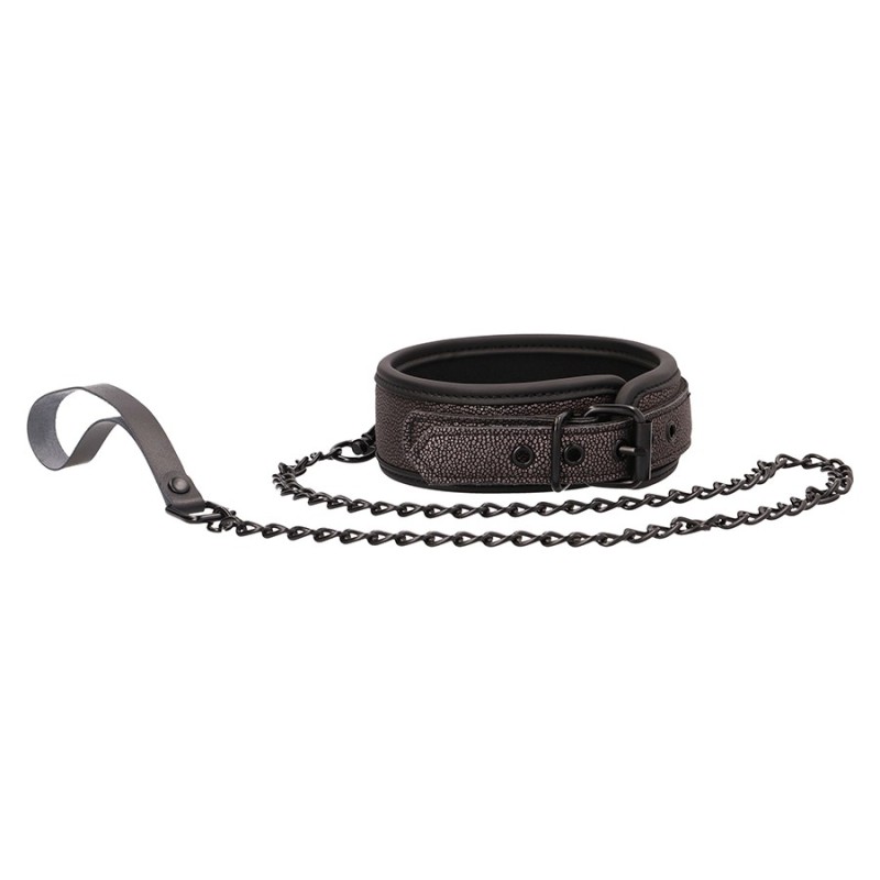 Coleira Com Corrente Ouch! Elegant Collar With Leash