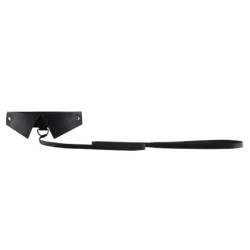 Kakla siksna ar pavadu Ouch! Exclusive Collar With Leash Melna
