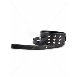 Rivet Argus Toys melna apkakle un pavada