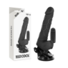 Realistični Vibrator z Daljinskim Upravljalnikom Črn 18.5 Cm -O- 4Cm