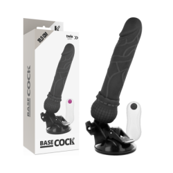 Realistischer Vibrator mit Fernbedienung Schwarz 19,5 Cm -O- 4 Cm