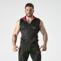 Červená mikina s kapucňou Locker Gear 42 XL