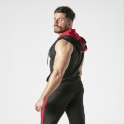 Gilet con cappuccio rosso Locker Gear 42 XL