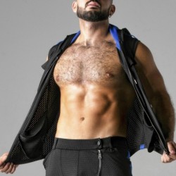 Vestă Look At Harder Hoody Albastru Locker Gear 40 L