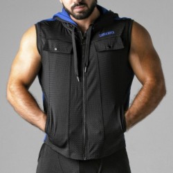 Chaleco Look At Harder Hoody Azul Locker Gear 42 XL