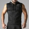 Weste Look At Harder Hoody Weiß Locker Gear 36 S