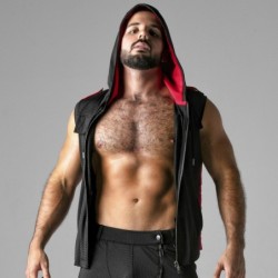 Chaleco Look At Harder Hoody Rojo Locker Gear 36 S