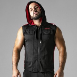 Chaleco Look At Harder Hoody Piros Locker Gear 38 M