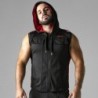 Czerwona bluza z kapturem Look At Harder Hoody Locker Gear 38 M