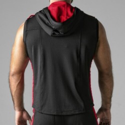 Raudona liemenė su gobtuvu „Look At Harder Hoody“ „Locker Gear“ 40 L