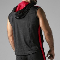Raudona liemenė su gobtuvu „Look At Harder Hoody“ „Locker Gear“ 40 L