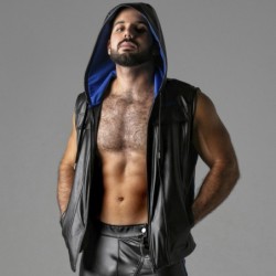 Chaleco Massive Rude Hoody Azul Locker Gear 36 S