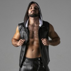 Chaleco Massive Rude Hoody Blanco Locker Gear 36 S