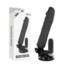 Vibrador Realístic Control Remot Negre 20 Cm -O- 4 Cm