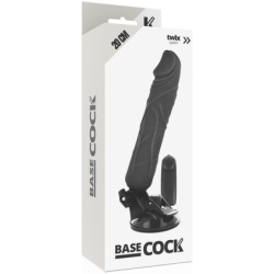 Vibreur Réaliste Télécommandé Noir 20 Cm -O- 4 Cm
