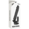 Vibrator Realistic cu Telecomandă Negru 20 Cm -O- 4 Cm