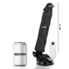 Realistični Vibrator s Daljinskim Upravljačem Crni 21 Cm -O- 4 Cm