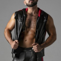 Massief Rude Hoody Vest Rood Locker Gear 40 L