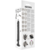 Realistični Vibrator s Daljinskim Upravljačem Crni 21 Cm -O- 4 Cm
