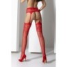 Kousen met Jarretel-effect S029 Rood Erotic Line Passion