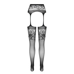 Kousen met Jarretel-effect S029 Rood Erotic Line Passion