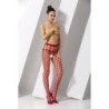 Rdeče S021 nogavice Erotic Line Passion