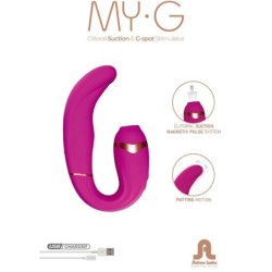 My·G Clitoris Usisavač i G-točka Stimulator Roza