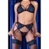 4db-os Cr-4468 Fekete és Kék Szett 36-38 S/M