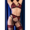 Set 4Pcs Cr-4468 Nero e Rosso 36-38 S/M