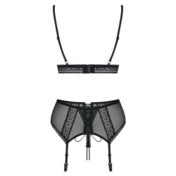 Obsessive 862-Seg Fekete szett 36-38 S/M