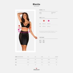 Blanita Obsessive Set Schwarz 36-38 S/M