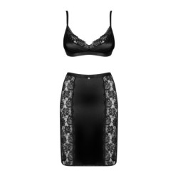 Obsessive Blanita fekete szett 40-42 L/XL