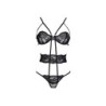 Čierny set Body Noele Beauty Night Fashion 36-38 S/M