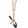 Collier Black Edition Avec Chaînes Et Pinces À Tétons Doublées Néoprène
