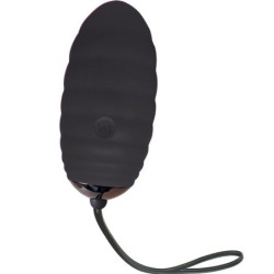 Ocean Breeze 2.0 Uppladdningsbart Vibrerande Ägg med Fjärrkontroll Svart