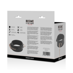 Black Edition Колие Веган Кожа С Подплата От Неопрен