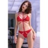 Cr-4633 Chilirose piros szett 40-42 L/XL