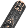 Black Edition Algemas de Tornozelo com Forro de Neoprene