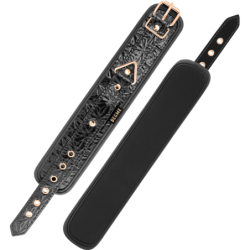 Black Edition Algemas de Tornozelo com Forro de Neoprene