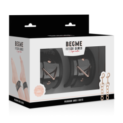 Black Edition Algemas de Tornozelo com Forro de Neoprene