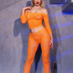 Ensemble Cr-4661 Orange Chilirose 36-38 S/M
