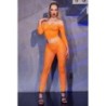 Komplet Cr-4661 Oranžna Chilirose 36-38 S/M