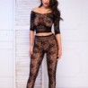 Ensemble Cr-4661 Noir Chilirose 36-38 S/M