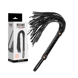 Black Edition Vegan Leder Zweep