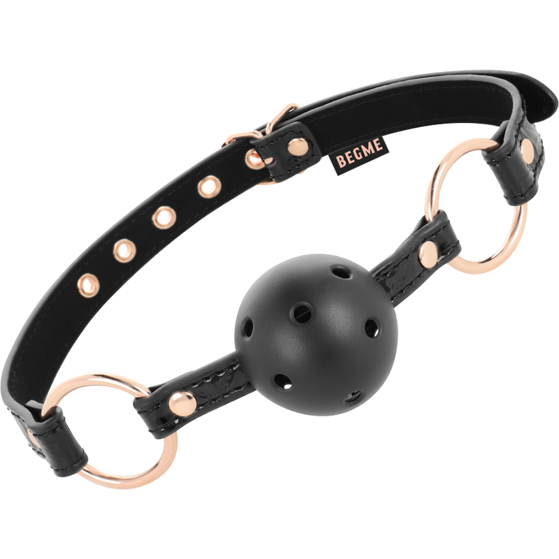 Black Edition Vegansk Läder Knebel