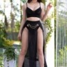 Ensemble Cr-4672 Noir Chilirose 42 XL