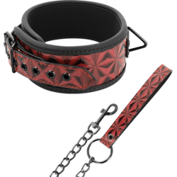 Red Edition Collar Cuero Vegano Con Forro De Neopreno