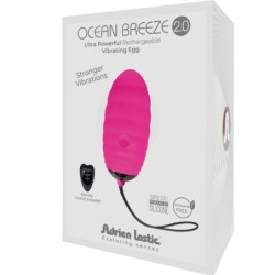 Ocean Breeze 2.0 Uppladdningsbart Ägg Vibrator Fjärrkontroll Rosa